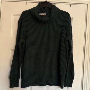 Pink Republic Forest Green Turtleneck Sweater